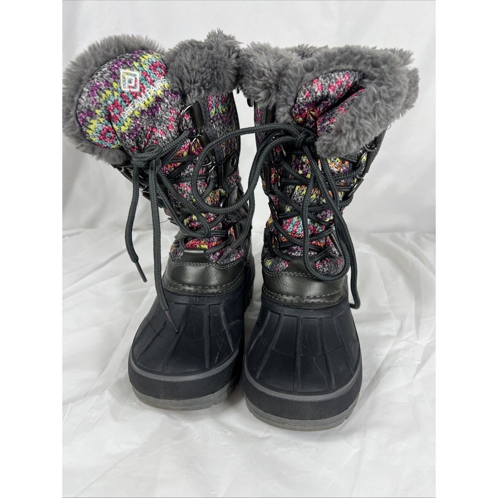 Dream Pairs Girls Size 11  Snow Boots Waterproof‎ Warm Cozy Anti-slip